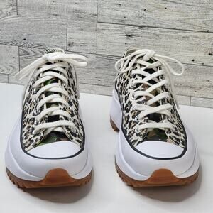 Converse Chuck Taylor 10M Low Top Chunky Platform Leopard Run Star Tennis Shoes